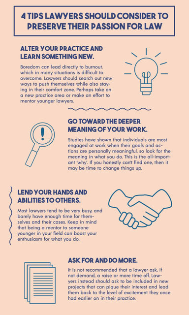 4 Tips Lawyers Should Consider to Preserve Their Passion for Law 4 Tips Lawyers Should Consider to Preserve Their Passion for Law