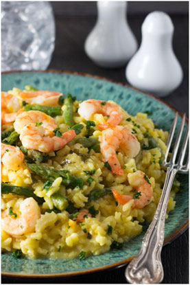 You have to try Shrimp and Asparagus Saffron Risotto and these 7 other great asparagus recipes.