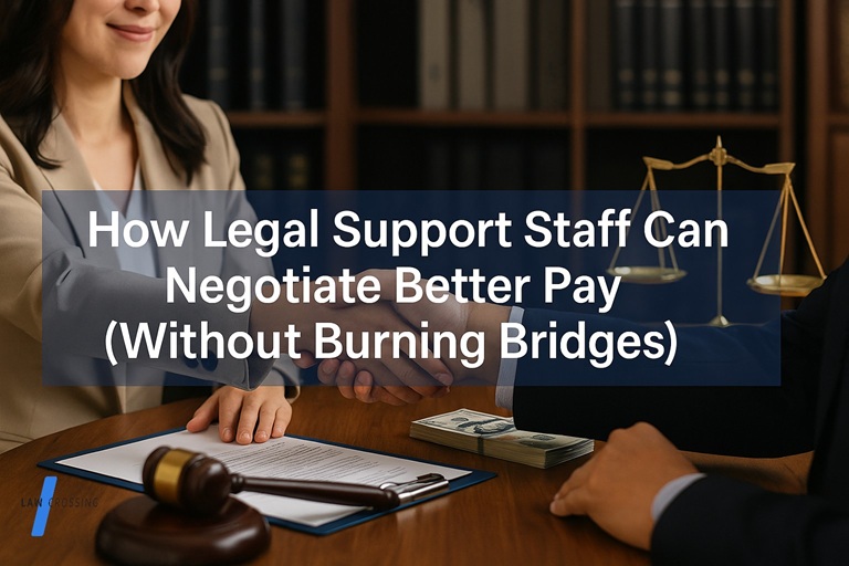 How Legal Support Staff Can Negotiate Better Pay (Without Burning Bridges)