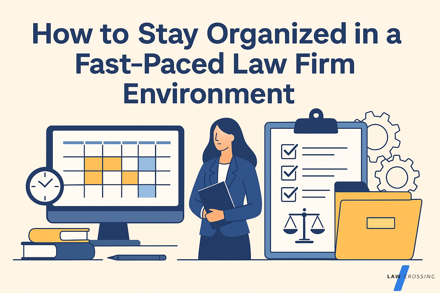 How to Stay Organized in a Fast-Paced Law Firm Environment