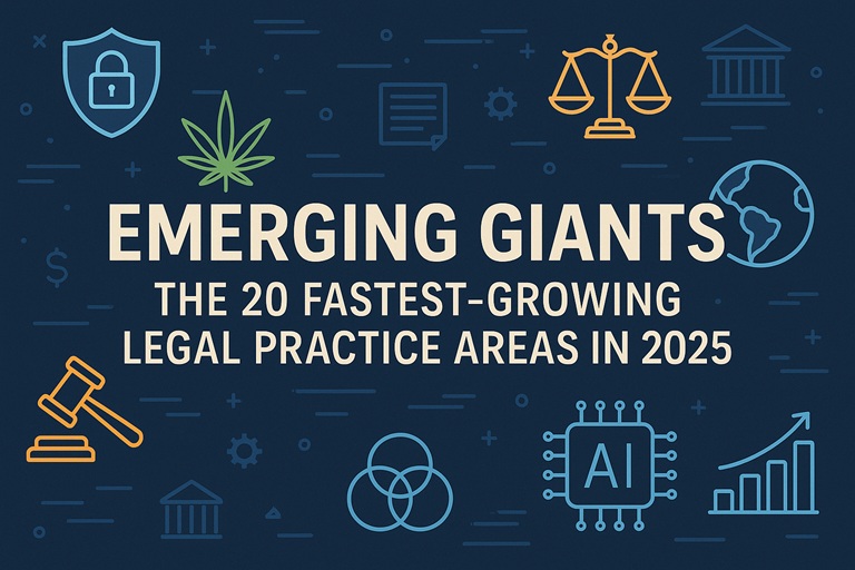 Emerging Giants: The 20 Fastest-Growing Legal Practice Areas in 2025