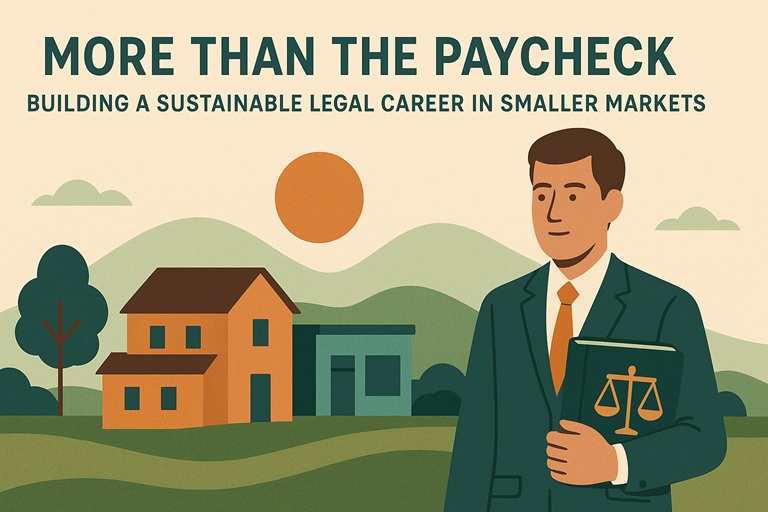 More Than the Paycheck: Building a Sustainable Legal Career in Smaller Markets