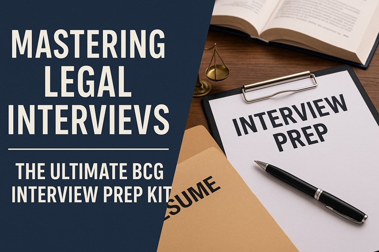 Mastering Legal Interviews: The Ultimate BCG Interview Prep Kit