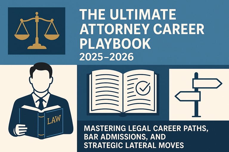 The Ultimate Attorney Career Playbook 2025–2026: Mastering Legal Career Paths, Bar Admissions, and Strategic Lateral Moves