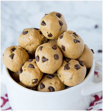 Try these Peanut Butter Cookie Dough Protein Balls and 11 other delicious healthy cookie dough recipes to satisfy your craving.