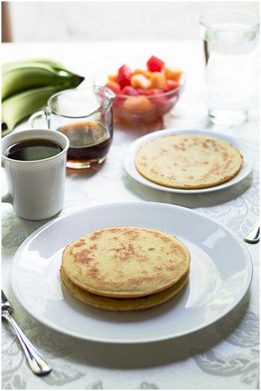 Try these Healthy 2 Ingredient Pancakes and 9 other healthy pancake recipes.