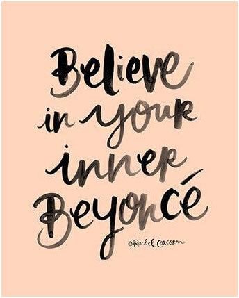 No matter how you feel. Get up, dress up, show up, and never give up.