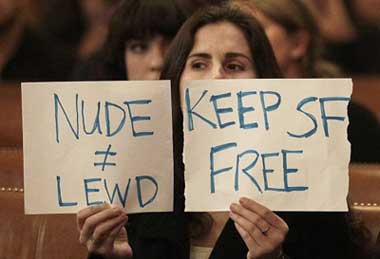 San Francisco passes ban on being nude in public
